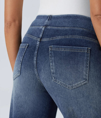 Enna™ Szerokie Spodnie Stretch