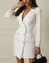 Elegancka Sukienka-Blazer – Stylowa Moda Biznesowa na Specjalne Okazje