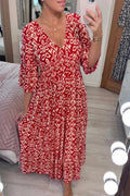 Bente | Boho Długa Sukienka