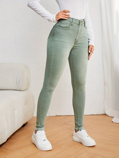 Mila | Damskie jeansy slim fit z wysokim stanem