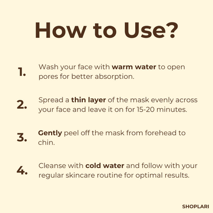 Maska z Czarnej Herbaty PureGlow Redukuje Zmarszczki i Drobne Linie dla Młodzieńczej Skóry