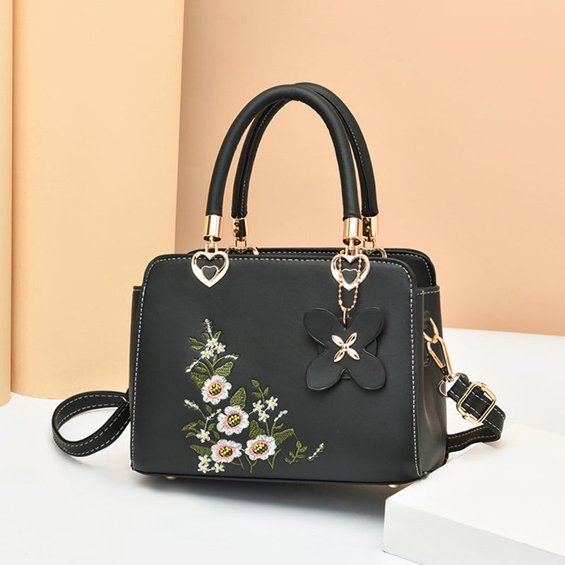 Torba Crossbody Flora | Z pięknym haftem