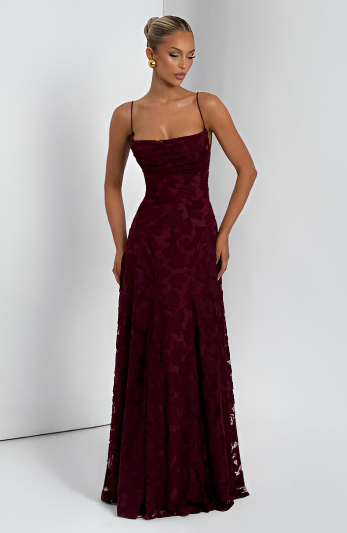 Franciszka™ | Elegancka Koronkowa Sukienka Maxi – Idealny Wybór na Wyjątkowe Okazje