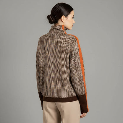 Antje - Luksusowy golf w jodełkę