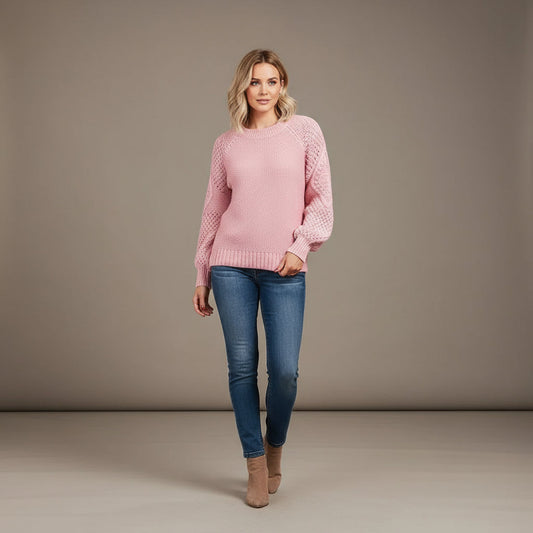 Evi - Klasyczny wełniany sweter