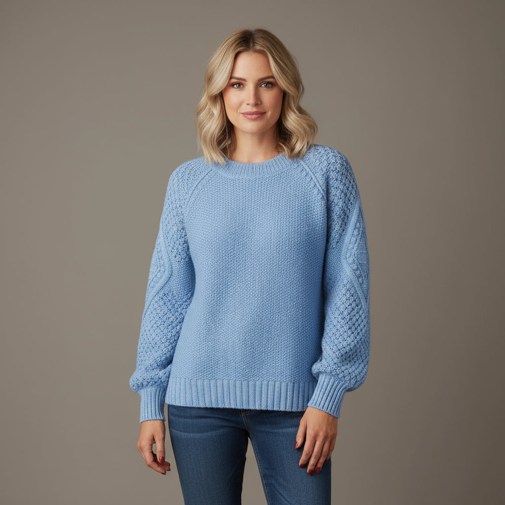 Evi - Klasyczny wełniany sweter