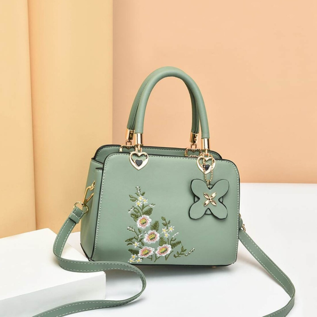 Torba Crossbody Flora | Z pięknym haftem