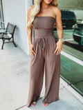Jumpsuit z odkrytymi ramionami