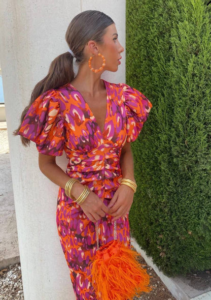 Simona | Elegancka Letnia Sukienka – Zwiewny Krój