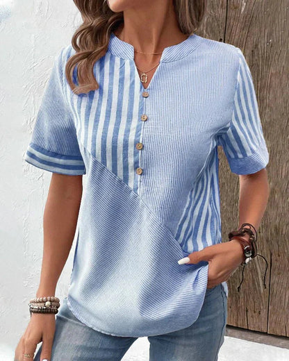 Kendall | Casual Striped Blouse