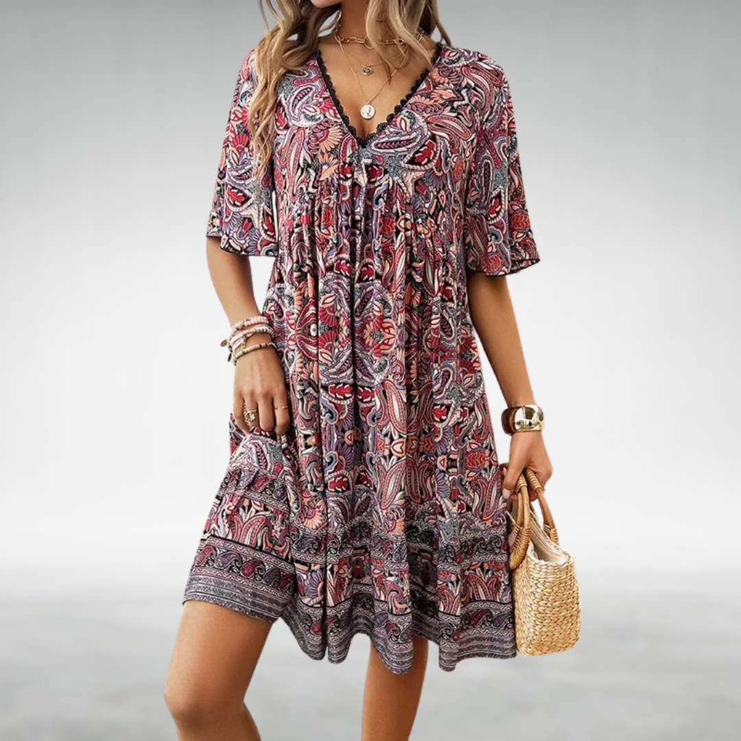 Letnia Sukienka Maxi w Stylu Boho – Komfort i Elegancja