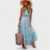 Maxikleid z koronką Boho