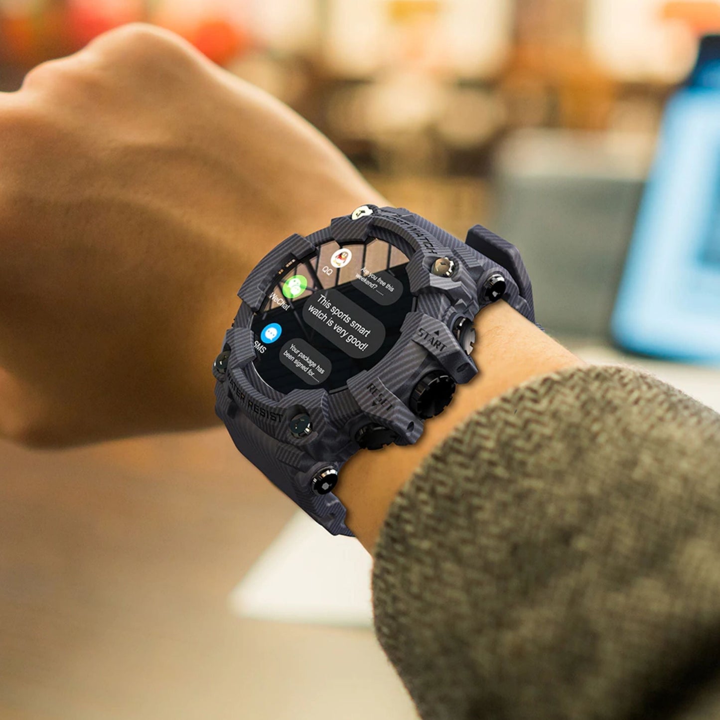 Zegarek smartwatch Atlas do użytku wojskowego