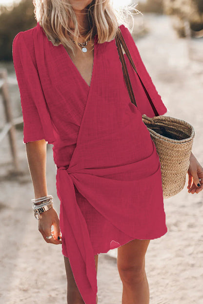 Isaline - Casual Wrap Sukienka