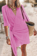 Isaline - Casual Wrap Sukienka