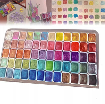 Kolorowy Proszek Mineralny Perłowy Pigment Art Woda Kolorowa
