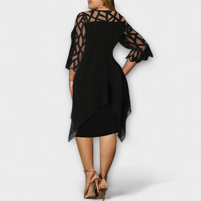 Jamie - Elegancka Midi Sukienka Plus Size