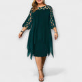 Jamie - Elegancka Midi Sukienka Plus Size