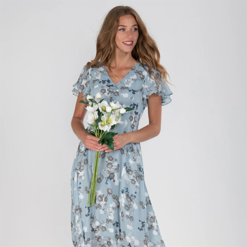 Enora | Vintage sukienka w kwiaty