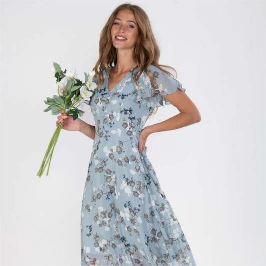 Enora | Vintage sukienka w kwiaty