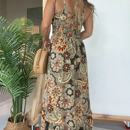 Lorraine - Seksowna sukienka na ramiączkach dla kobiet
