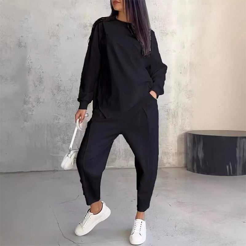Ava™ | Bluza z długim rękawem i spodnie – stylowy i wygodny zestaw