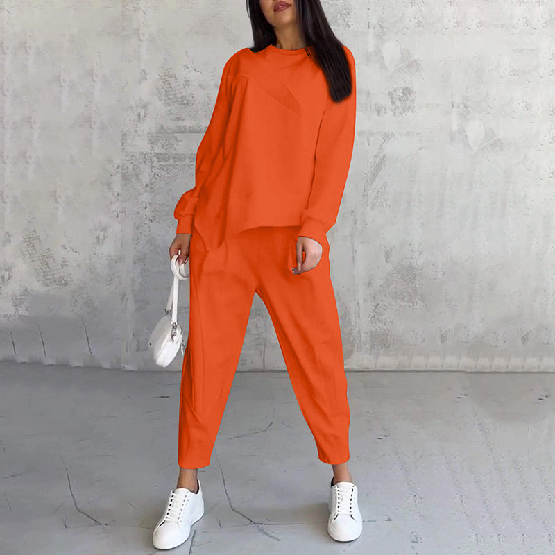 Ava™ | Bluza z długim rękawem i spodnie – stylowy i wygodny zestaw