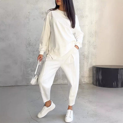 Ava™ | Bluza z długim rękawem i spodnie – stylowy i wygodny zestaw