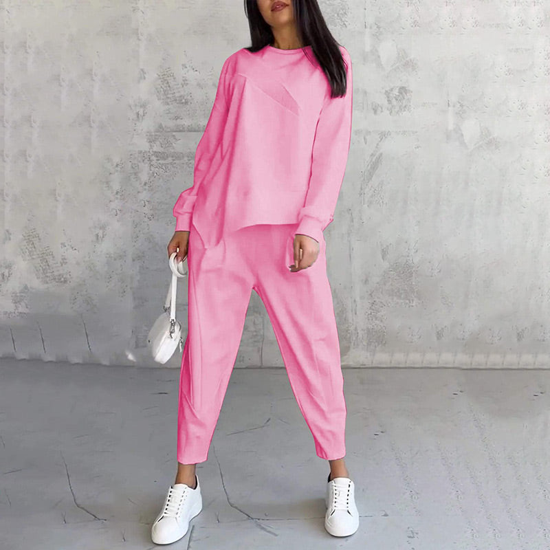 Ava™ | Bluza z długim rękawem i spodnie – stylowy i wygodny zestaw