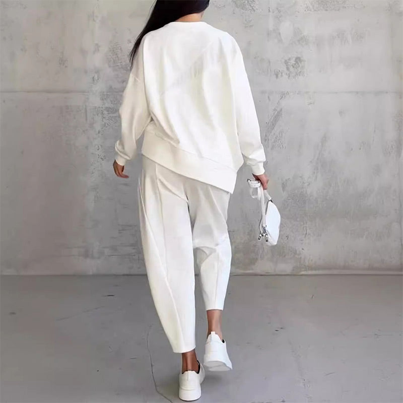 Ava™ | Bluza z długim rękawem i spodnie – stylowy i wygodny zestaw
