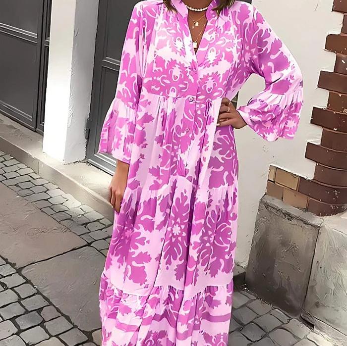 Sukienka Maxi Gabriella z Boho Printem