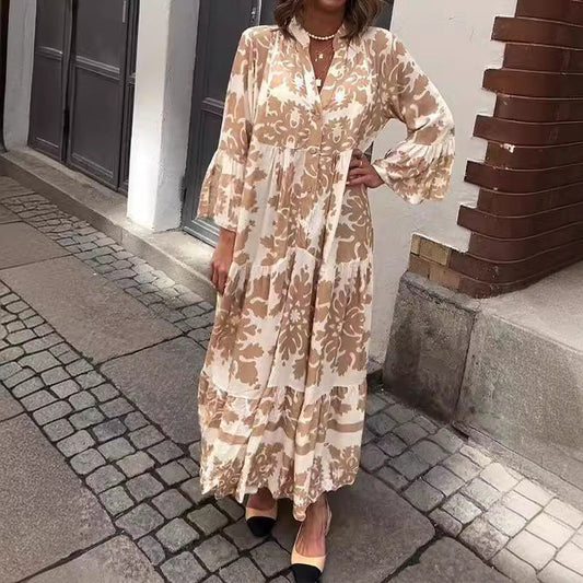 Sukienka Maxi Gabriella z Boho Printem