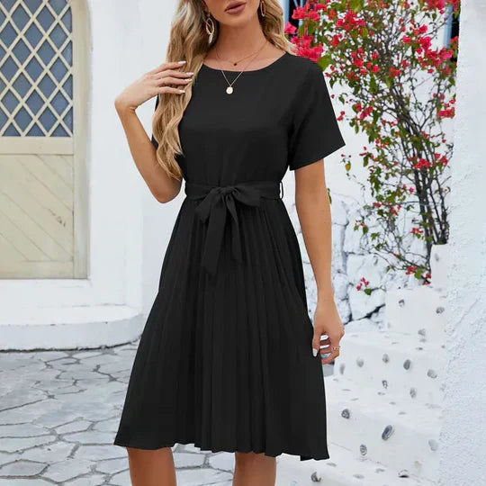 Sukienka damska – plisowana Emma w eleganckim stylu