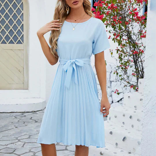 Sukienka damska – plisowana Emma w eleganckim stylu