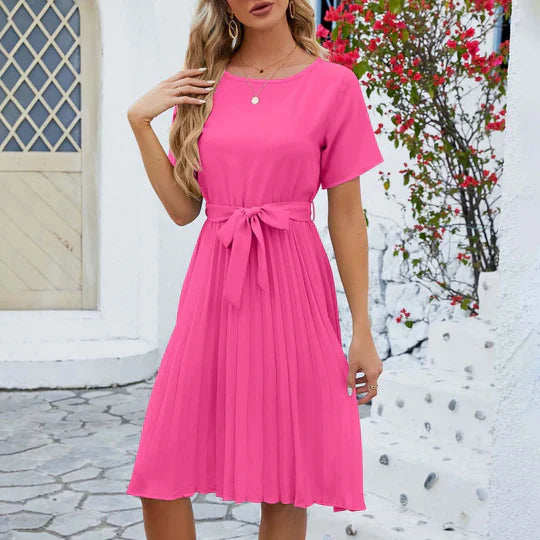 Sukienka damska – plisowana Emma w eleganckim stylu