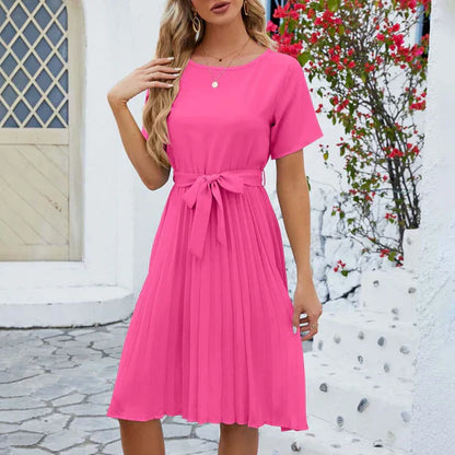 Sukienka damska – plisowana Emma w eleganckim stylu