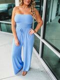 Jumpsuit z odkrytymi ramionami