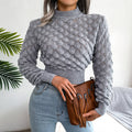 Sweter damski z kołnierzem