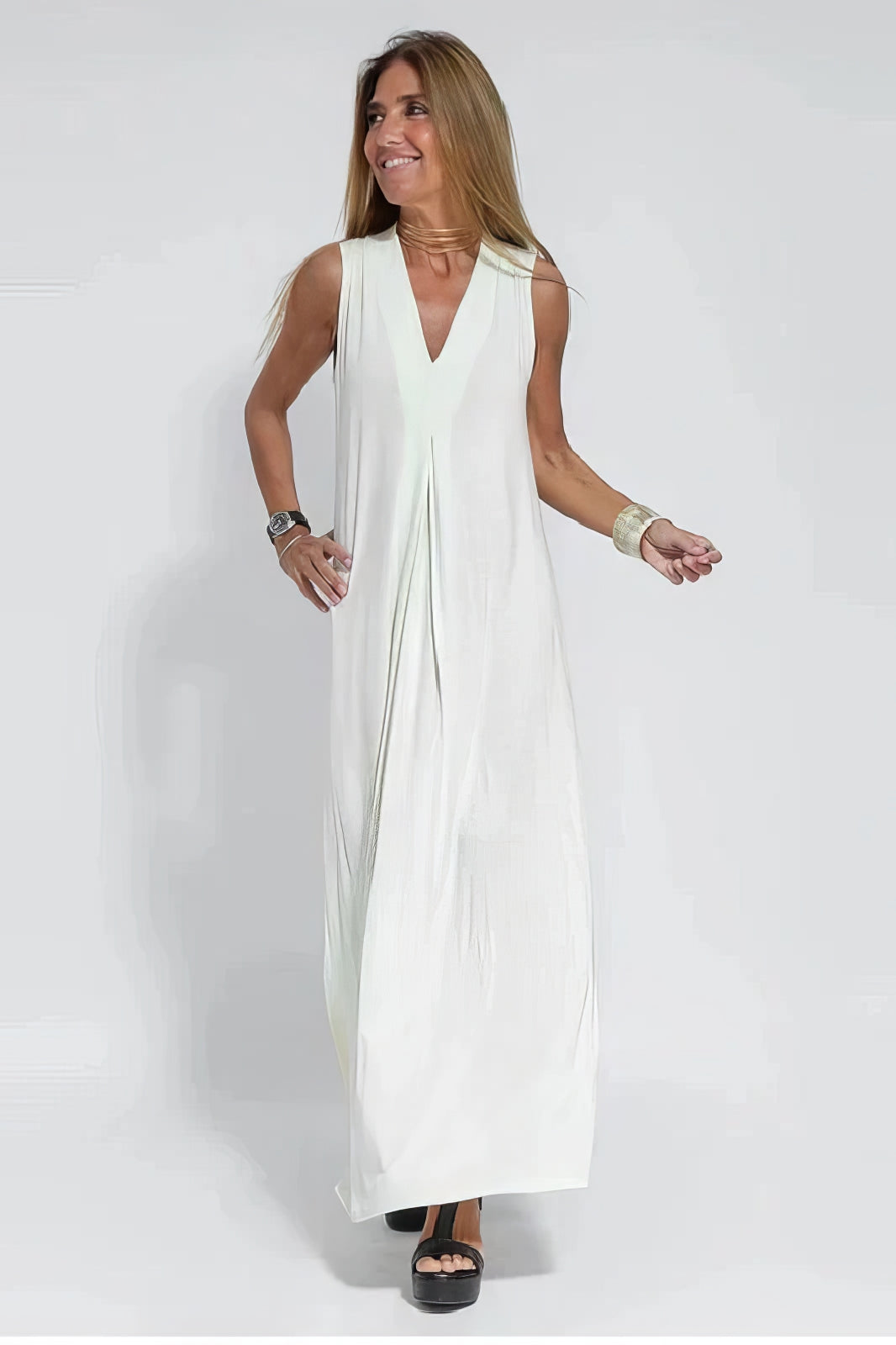 ISABELL - ELEGANCKA SUKIENKA MAXI Z DODATKOWYM SWETREM JAKO PREZENT